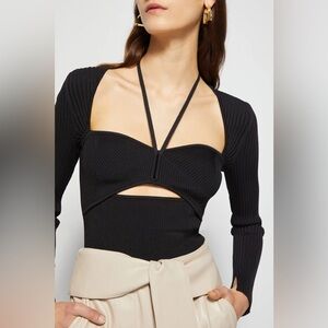 NWOT Simkhai Signature Alexia Pullover - black, size medium